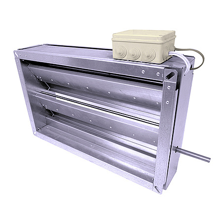 Клапан воздушный с подогревом серии Titan KSP 200х200 на titan.ru фото