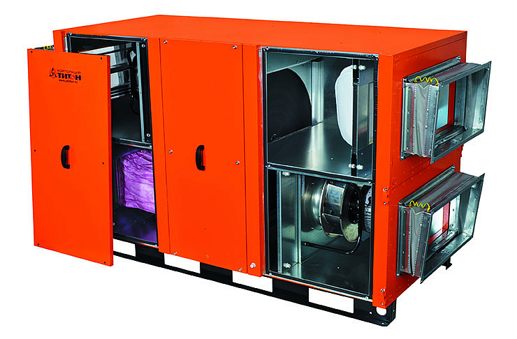 Приточно-вытяжная установка Titan EC-RR (VN.3-FO.4) 50-30  ПК Титан фото