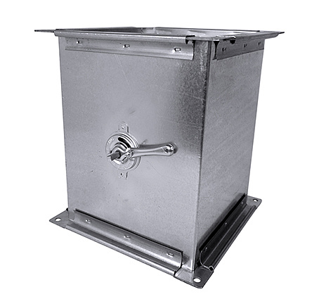 Заслонка АЗД фальц 100х400 на titan.ru фото