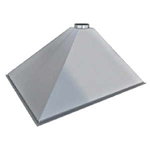 Зонт над оборудованием фальц 1000х1000 H=1000 Тип=1 вр Ø200 фото